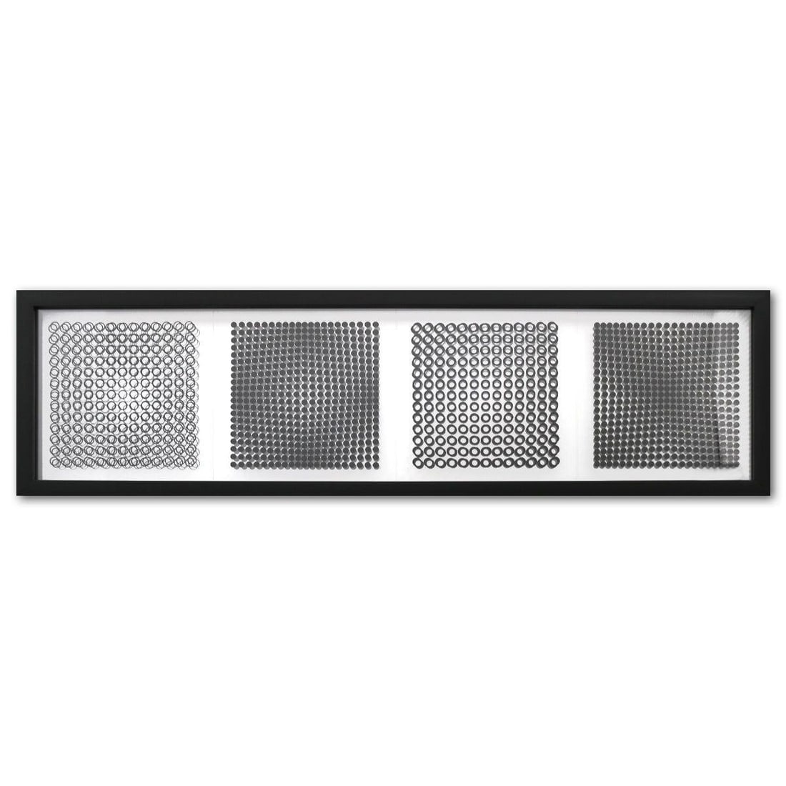 Victor Vasarely (1908-1997)- Mixed Media "Serie Cinetique: Trois Dimensions de l'Optique" (1 of 3)