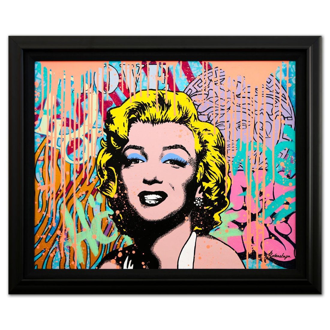 Nastya Rovenskaya- Original Oil on Canvas "The Glamour Icon" (1 of 2)