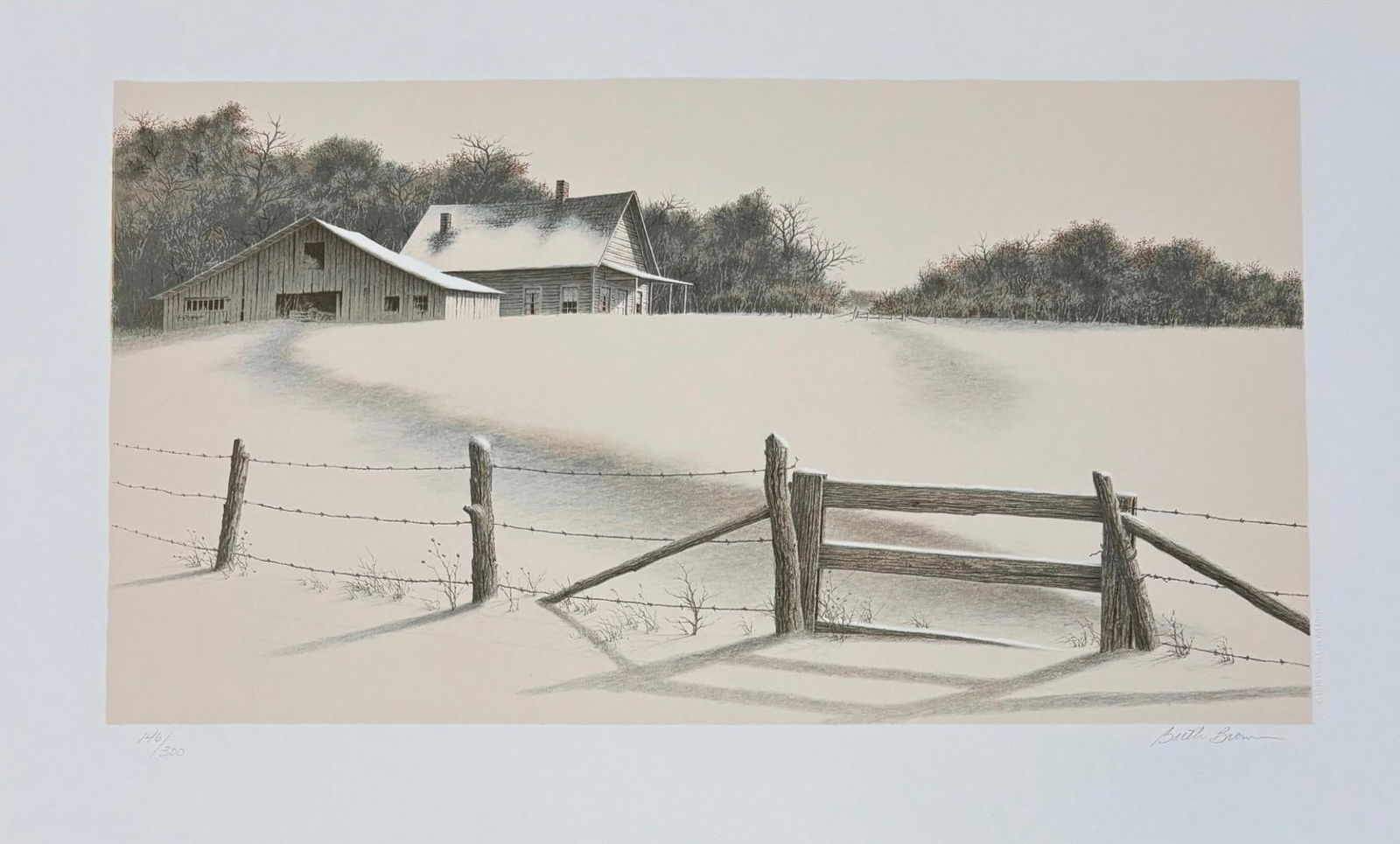 Smith Brown- Limited Edition Lithograph on paper (1 of 1)