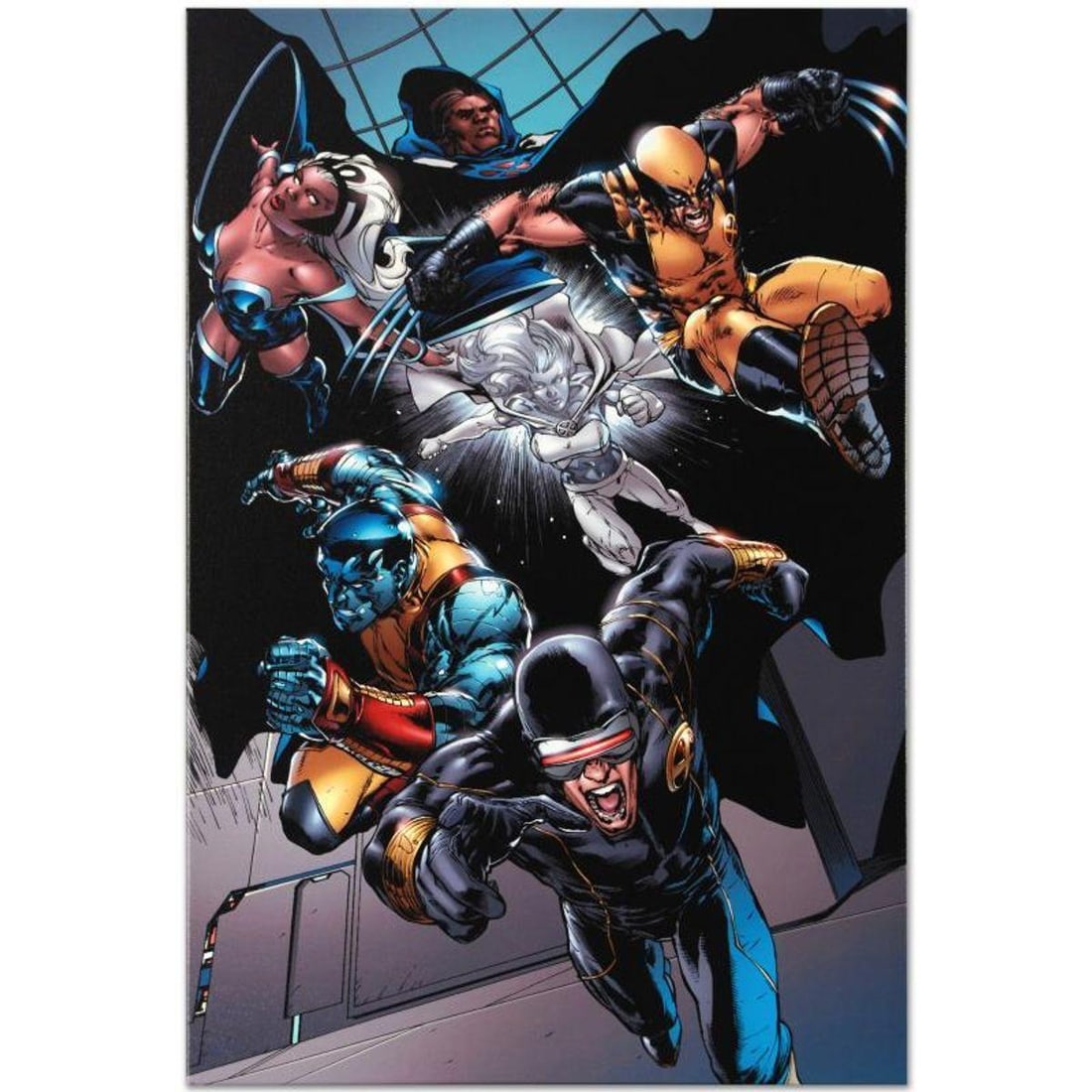 Marvel Comics "X-Men vs. Agents of Atlas #1" Numbered Limited Edition Giclee on Canvas by Carlo (1 of 1)