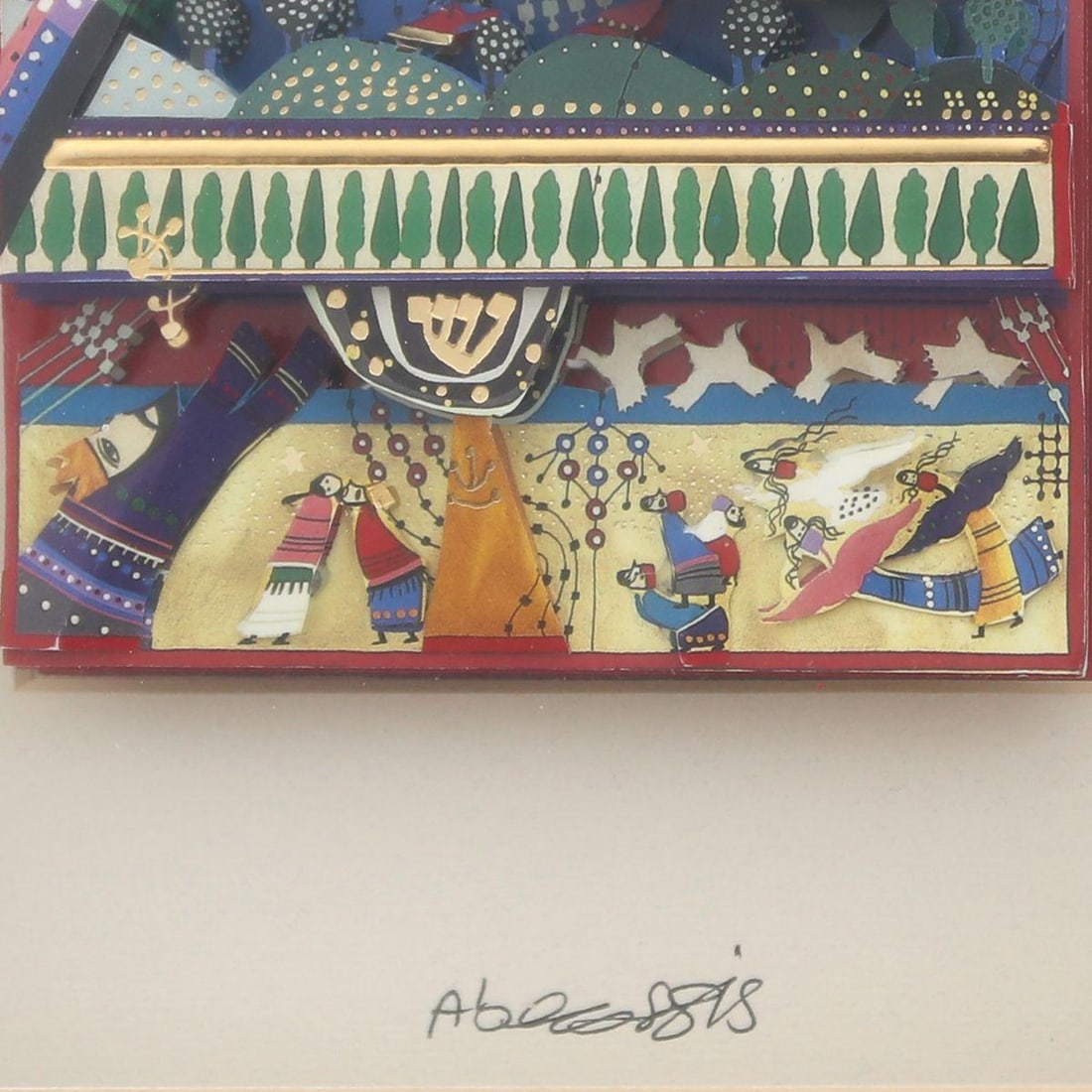 Raphael Abecassis- Original 6-Layer Decoupage - 2