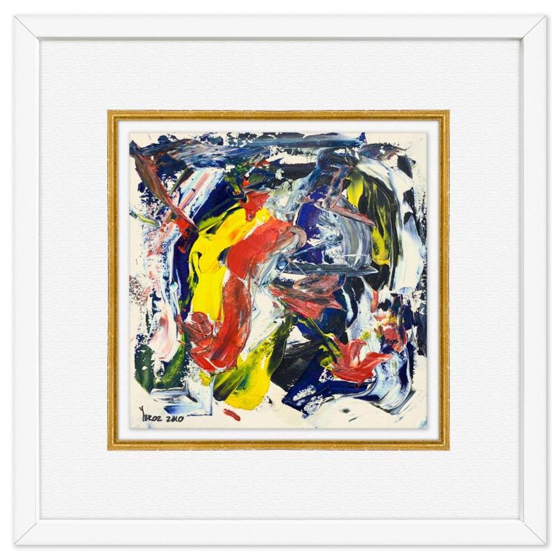 Yuroz, Framed Original Painting, Hand Signed with Letter of Authenticity. (1 of 2)