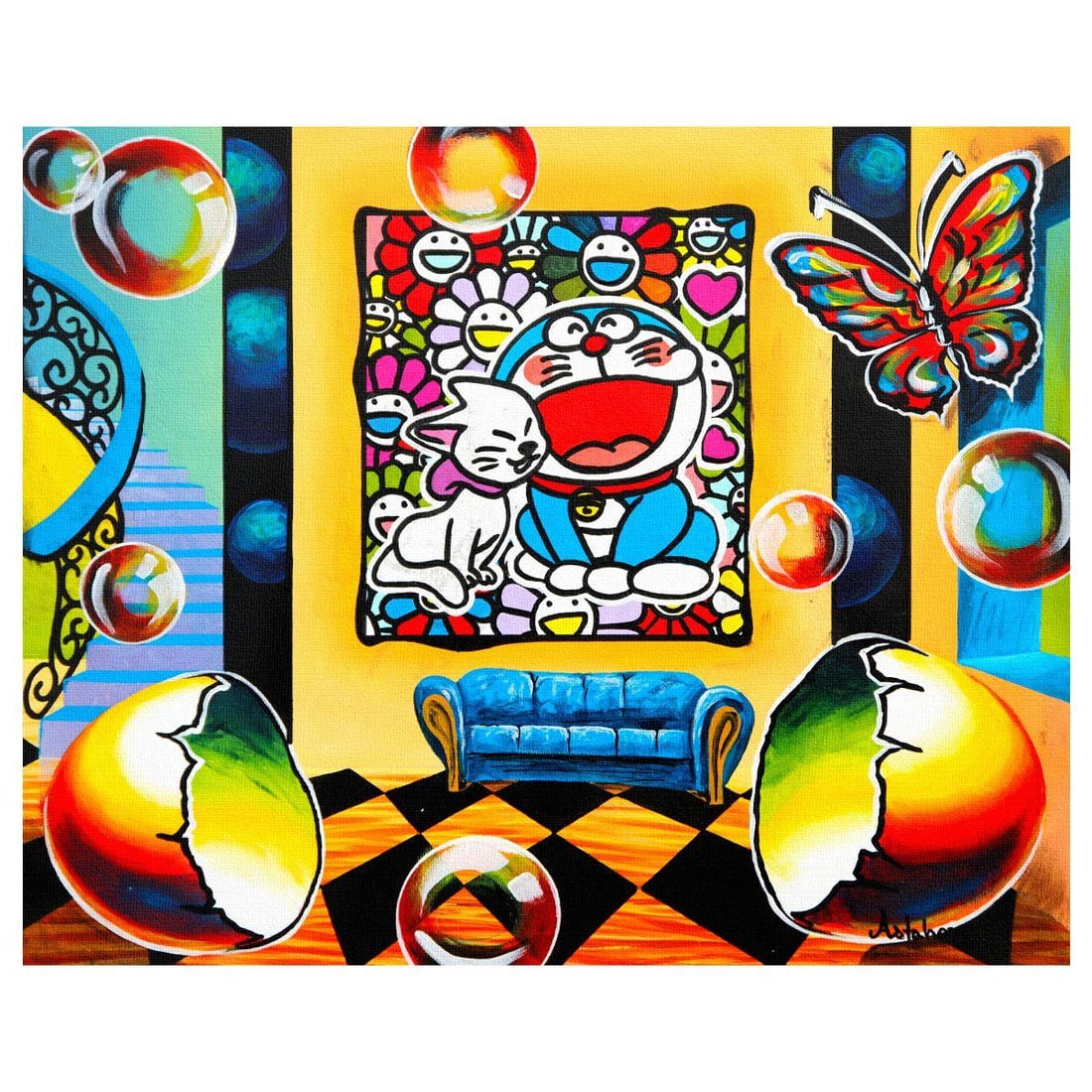 Alexander Astahov- Original Oil on Canvas "Arcade of Memories" (1 of 2)