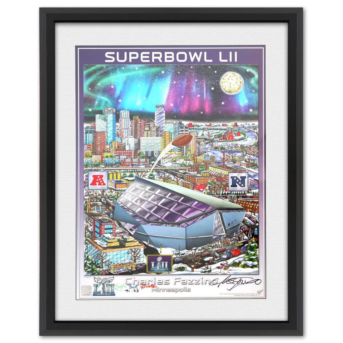 Charles Fazzino- Poster "Super Bowl Lll" (1 of 3)