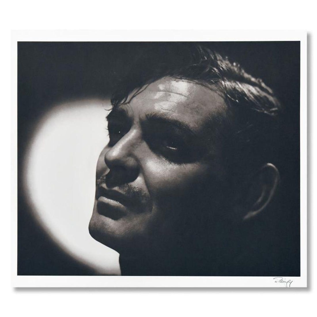 Laszlo Willinger (1909-1989), "Clark Gable" Limited Edition Photograph, Numbered and Hand Signed (1 of 2)