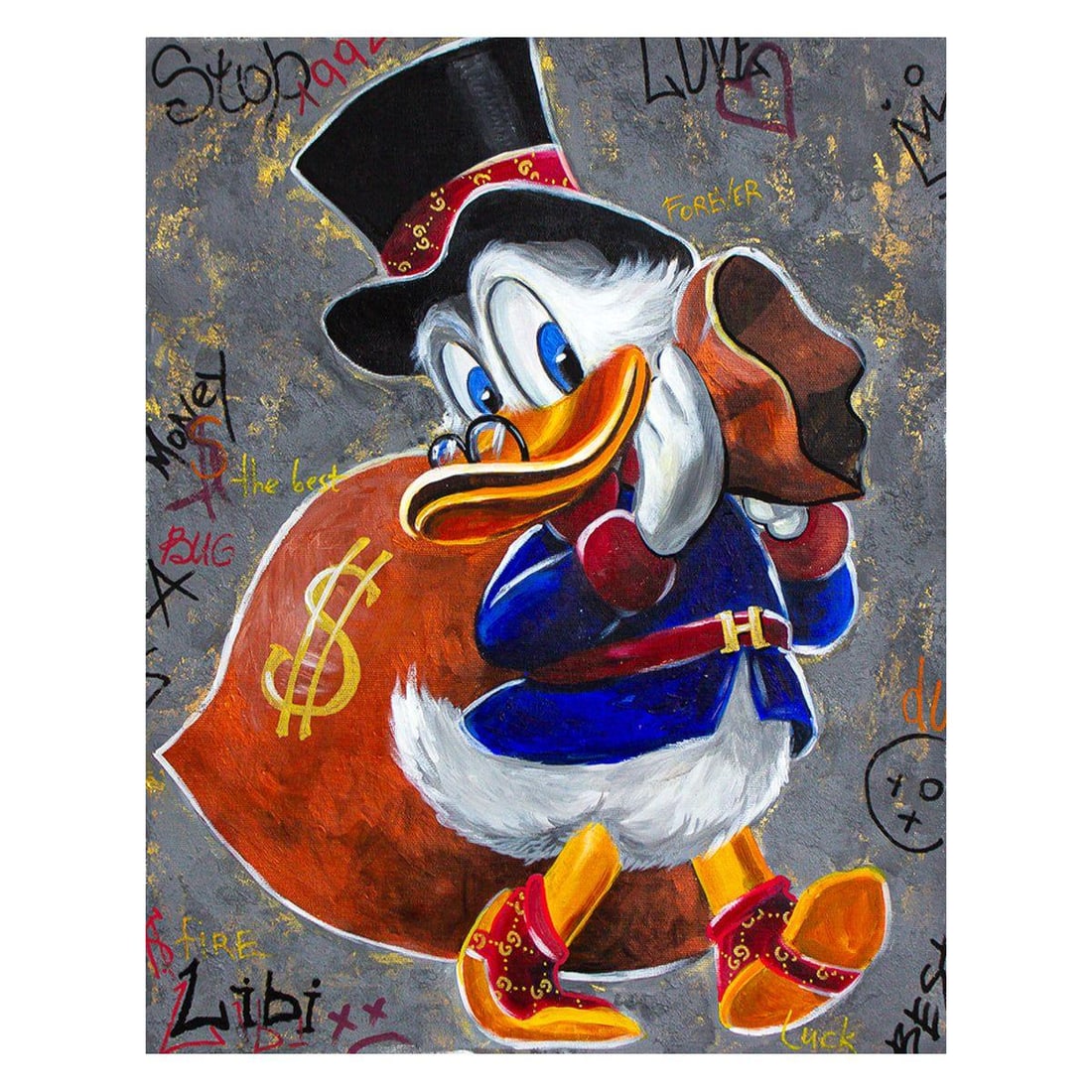 Libi- Original Acrylic on Canvas "Payday" (1 of 2)