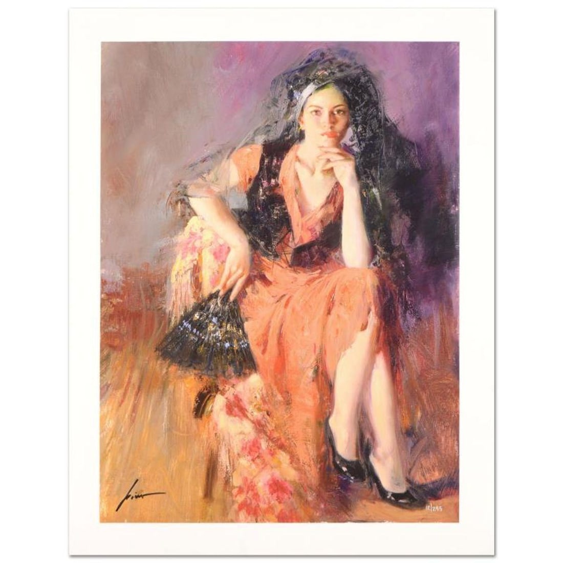 Pino (1939-2010) "Dreaming Madrid" Limited Edition Giclee. Numbered and Hand Signed; Certificate of: Dreaming Madrid is a limited edition giclee on paper by Pino (1939-2010). The piece comes numbered and is hand signed by the artist. Includes Certificate of Authenticity. Measures approximately 20 x 1