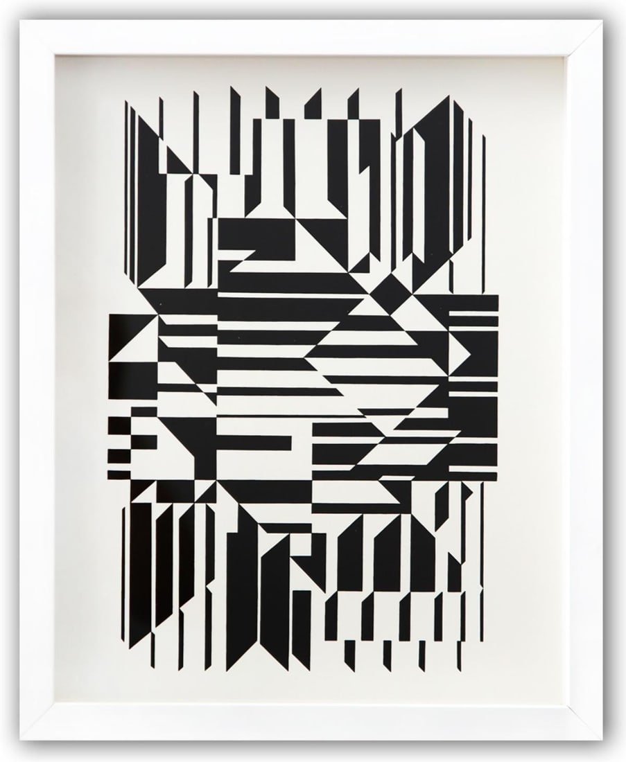 Victor Vasarely- Heliogravure Print "Untitled" (1 of 1)