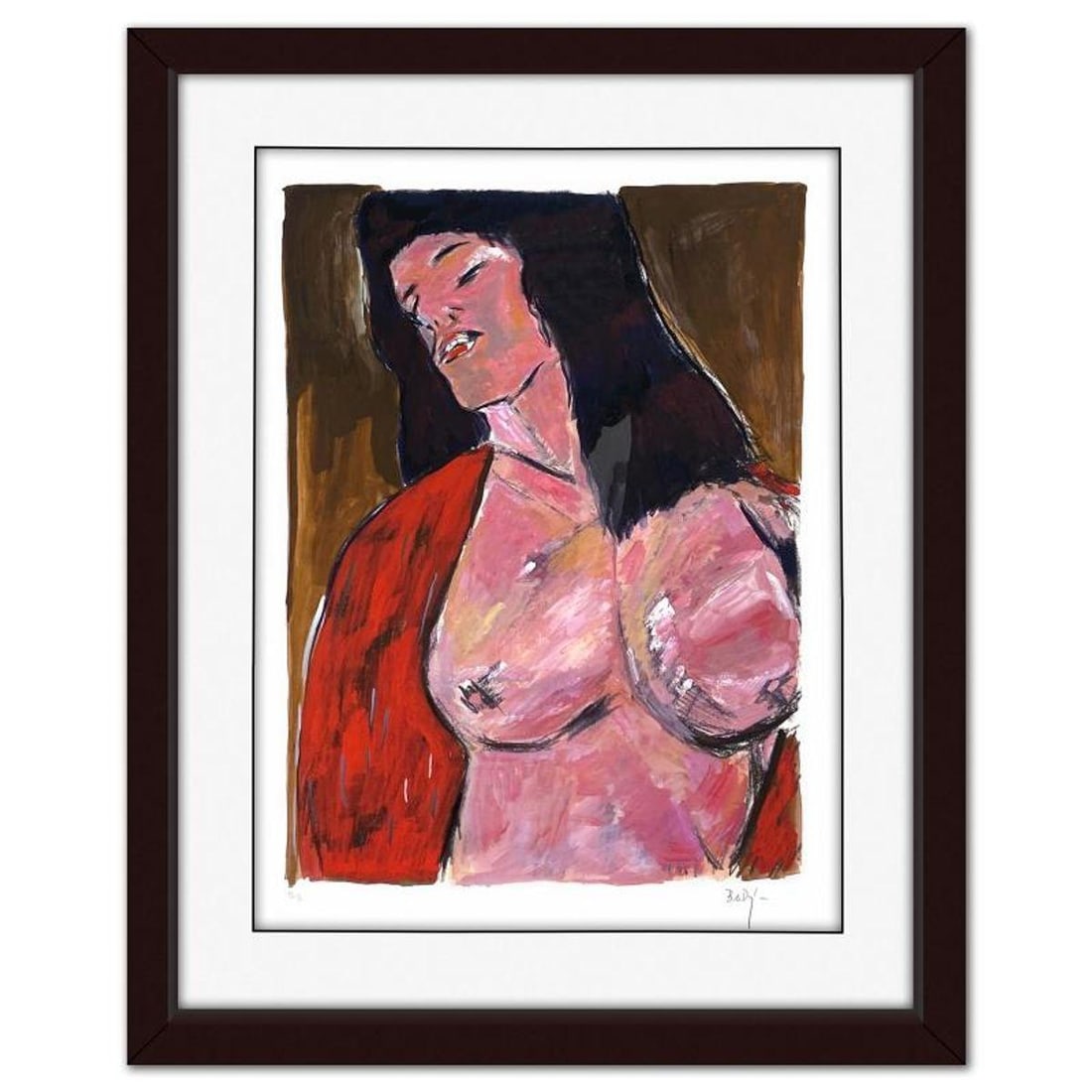 Bob Dylan, "Cassandra (Brown)" Framed Limited Edition, Numbered PP 1/2 and Hand Signed with Letter: Cassandra (Brown) is a limited edition printer's proof giclee on paper by Bob Dylan, numbered PP 1/2 and hand signed by the artist. This piece comes custom framed. Includes Letter of Authenticity. Mea