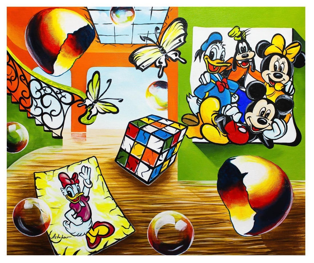 Alexander Astahov- Original Oil on Canvas "Good Vibes": Artist: Alexander Astahov. Medium: Original Oil on Canvas. Title: Good Vibes. Size: 20" x 24". Signature: Hand Signed by the artist. Certificate of Authenticity: From the publisher. Reference#: 13423.