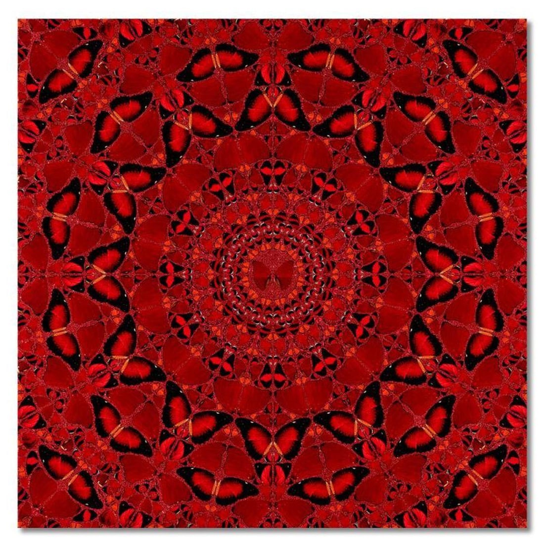 Hirst, Damien- Mixed Media "The Empresses (H10-4 Suiko)": Artist: Hirst, Damien. Medium: Mixed Media. Title: The Empresses (H10-4 Suiko). Size: 39" x 39".