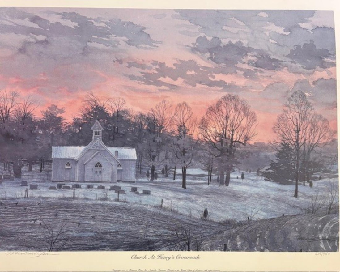 Michael Sloan- Limited edition lithograph on paper (1 of 1)