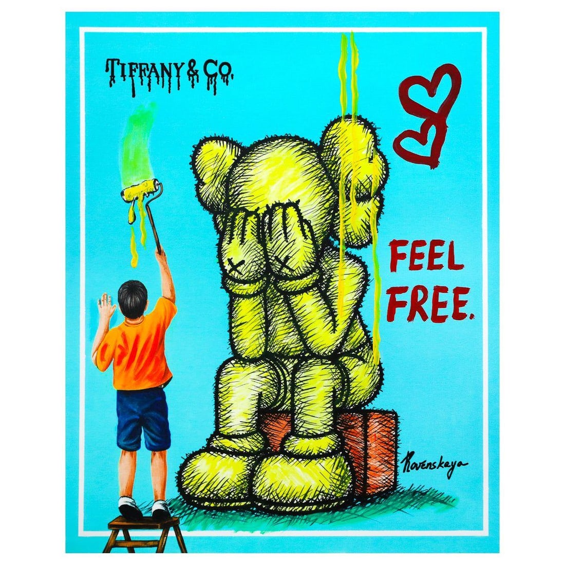 Nastya Rovenskaya- Mixed Media "Imagination" (1 of 2)