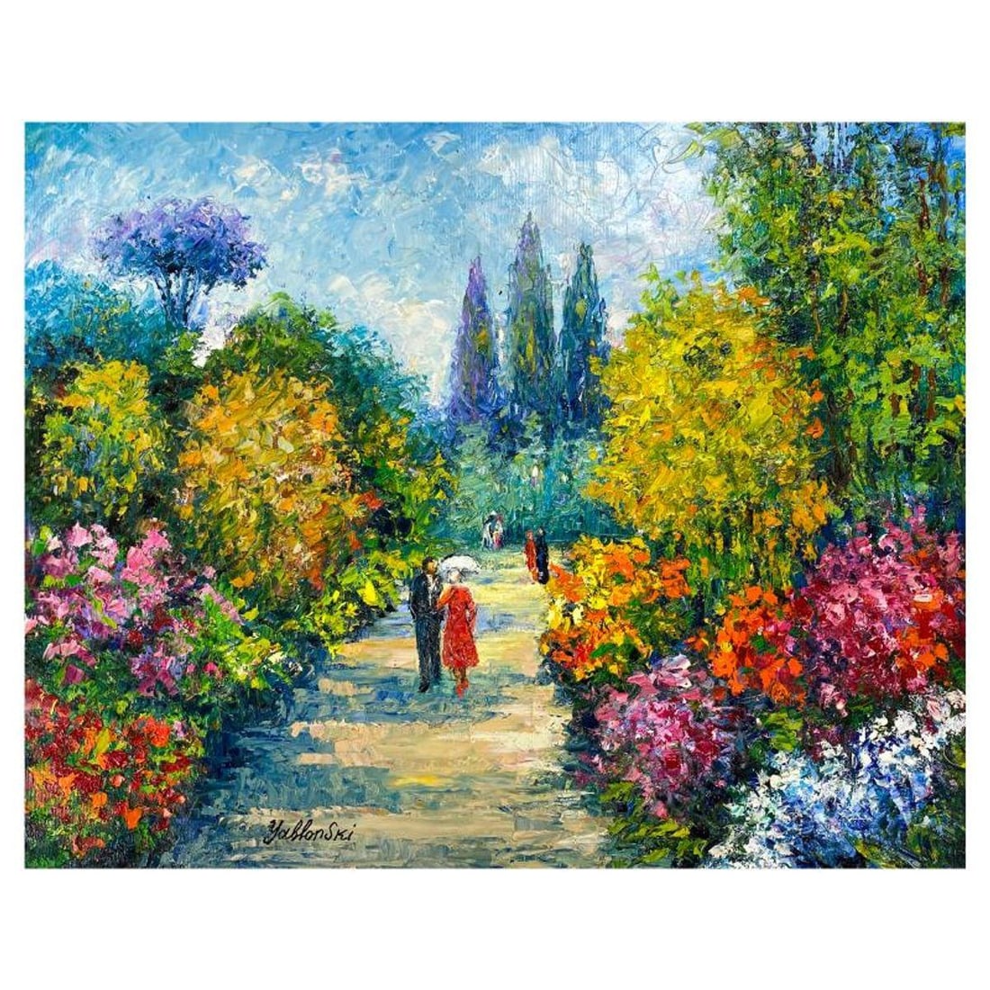 Shafira Yablonski, Original Oil Painting on Canvas, Hand Signed with Letter of Authenticity. (1 of 2)