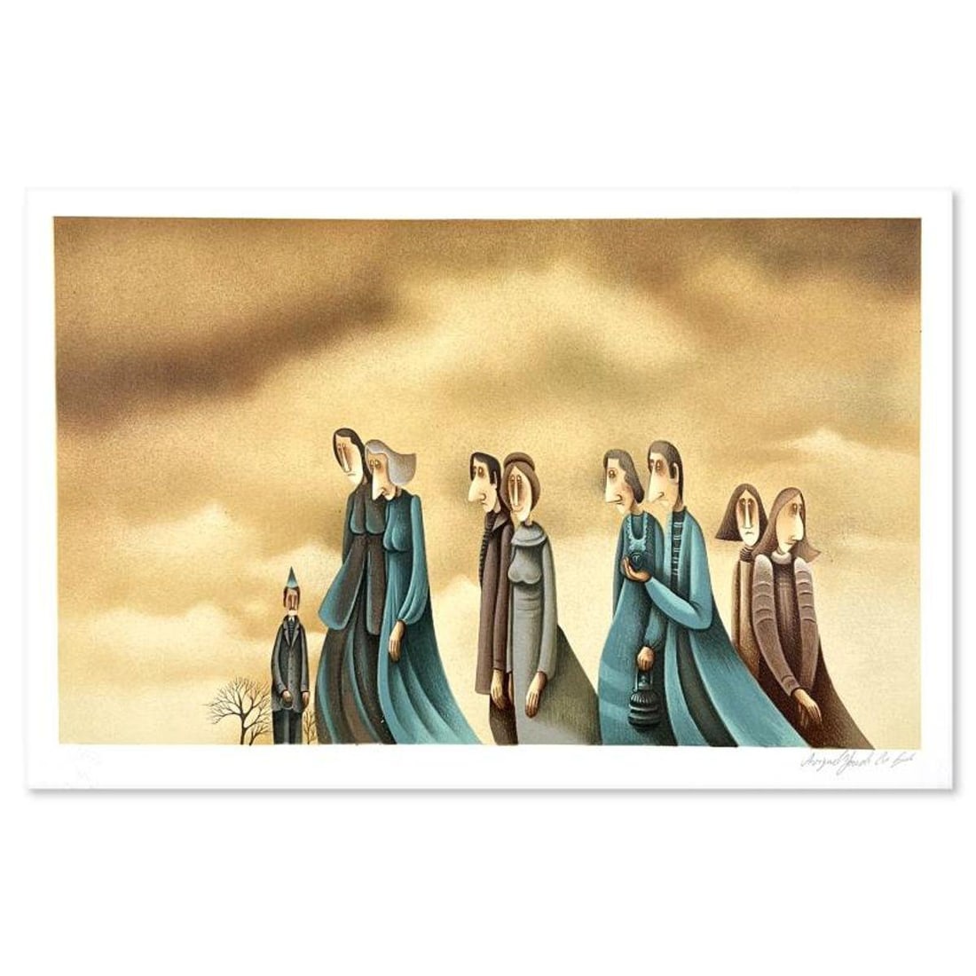 Avigail Yoresh, Limited Edition Serigraph, Hand Signed and Numbered with Letter of Authenticity. (1 of 2)