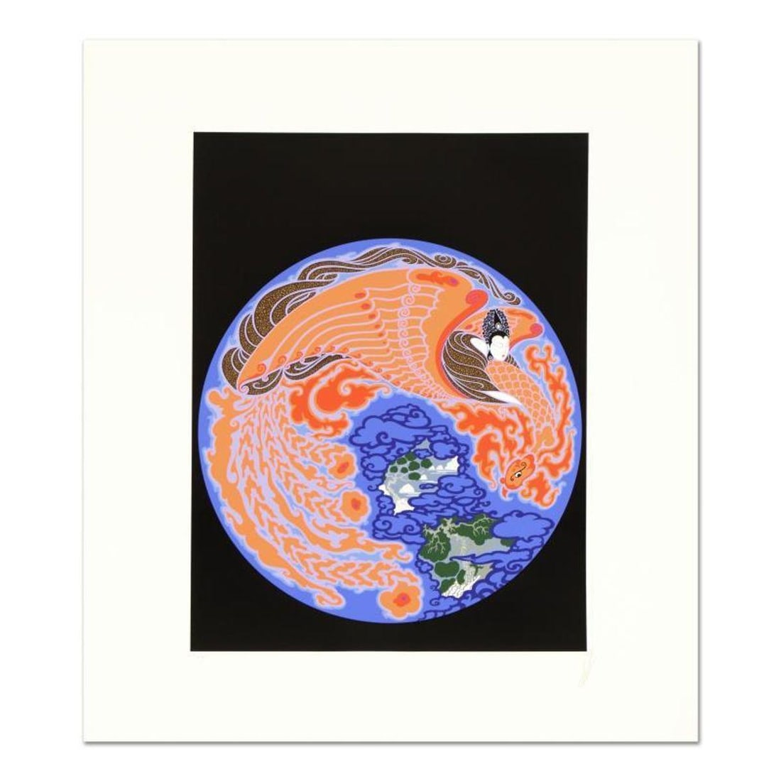 Erte (1892-1990), "Dream Voyage" Hand Signed AP Limited Edition Serigraph with Certificate of: Dream Voyage is a hand signed limited edition serigraph on paper by Erte (1892-1990) from an AP edition. Includes Certificate of Authenticity. Measures approx. 21.5" x 24.5" (border), 13.5" x 18" (ima