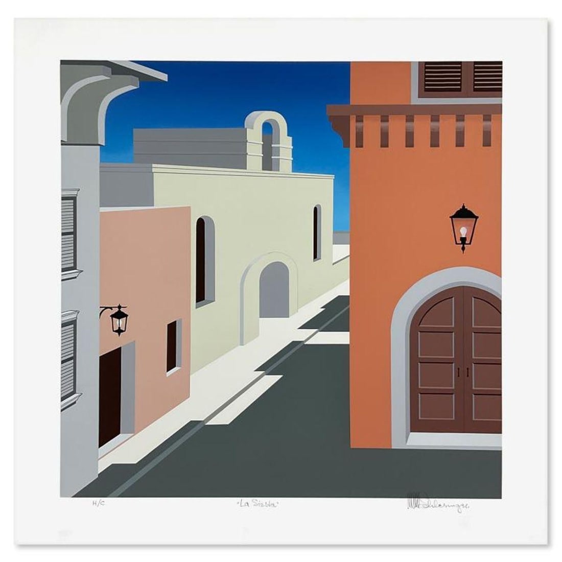 William Schlesinger (1915-2011), "La Siesta" Limited Edition Serigraph from an HC Edition, Hand (1 of 2)