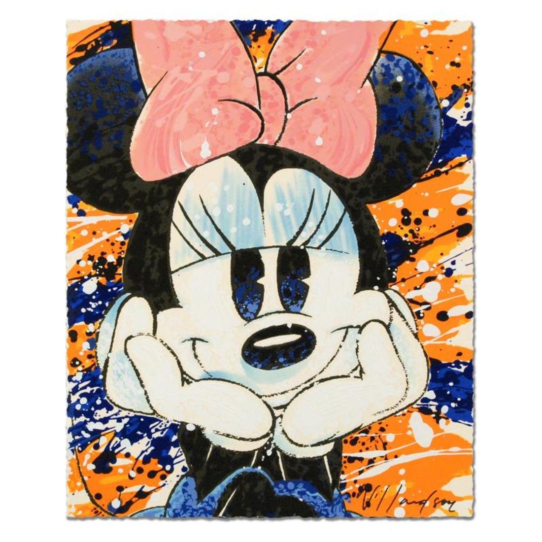 David Willardson, "Happy Daze" Hand Signed Limited Edition Disney Serigraph with Letter of (1 of 2)