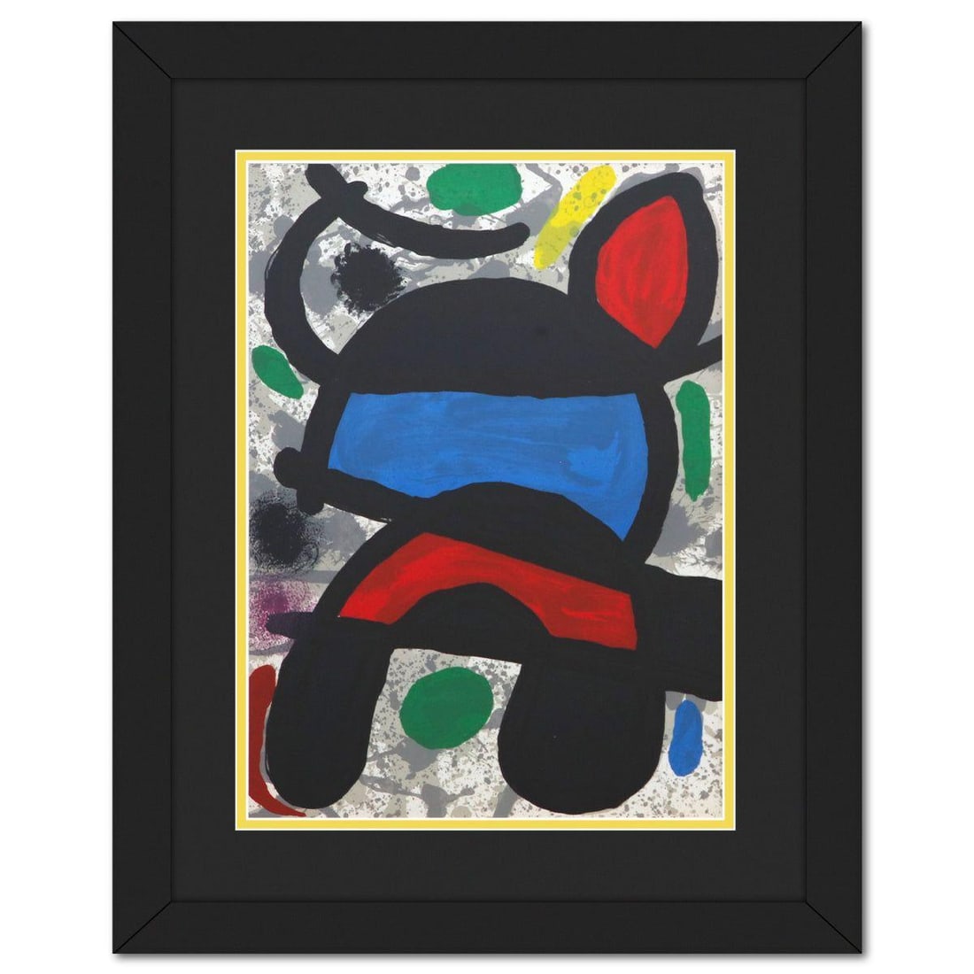 After Joan Miro- Lithograph on Rivoli paper "DLM186 - Toute chose" (1 of 1)