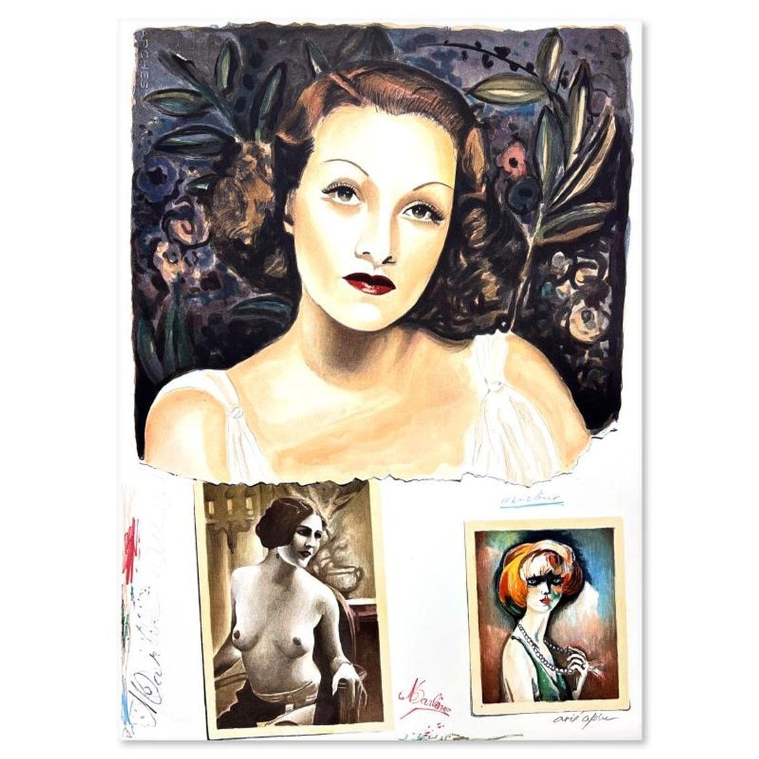 Arie Azene, Hand Signed, Numbered Limited Edition with Letter of Authenticity.: This is a limited edition on paper by Arie Azene. The piece comes hand signed by the artist, numbered, and with a letter of authenticity. Measures approximately 28.5" x 19.5". Reference#: 89784.