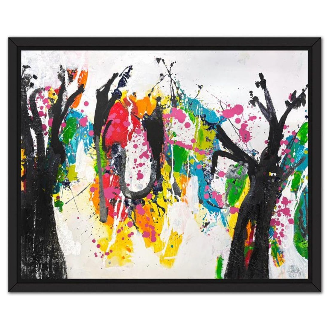 Jenik Cook, Framed Hand Signed Original Painting with Letter of Authenticity. (1 of 2)