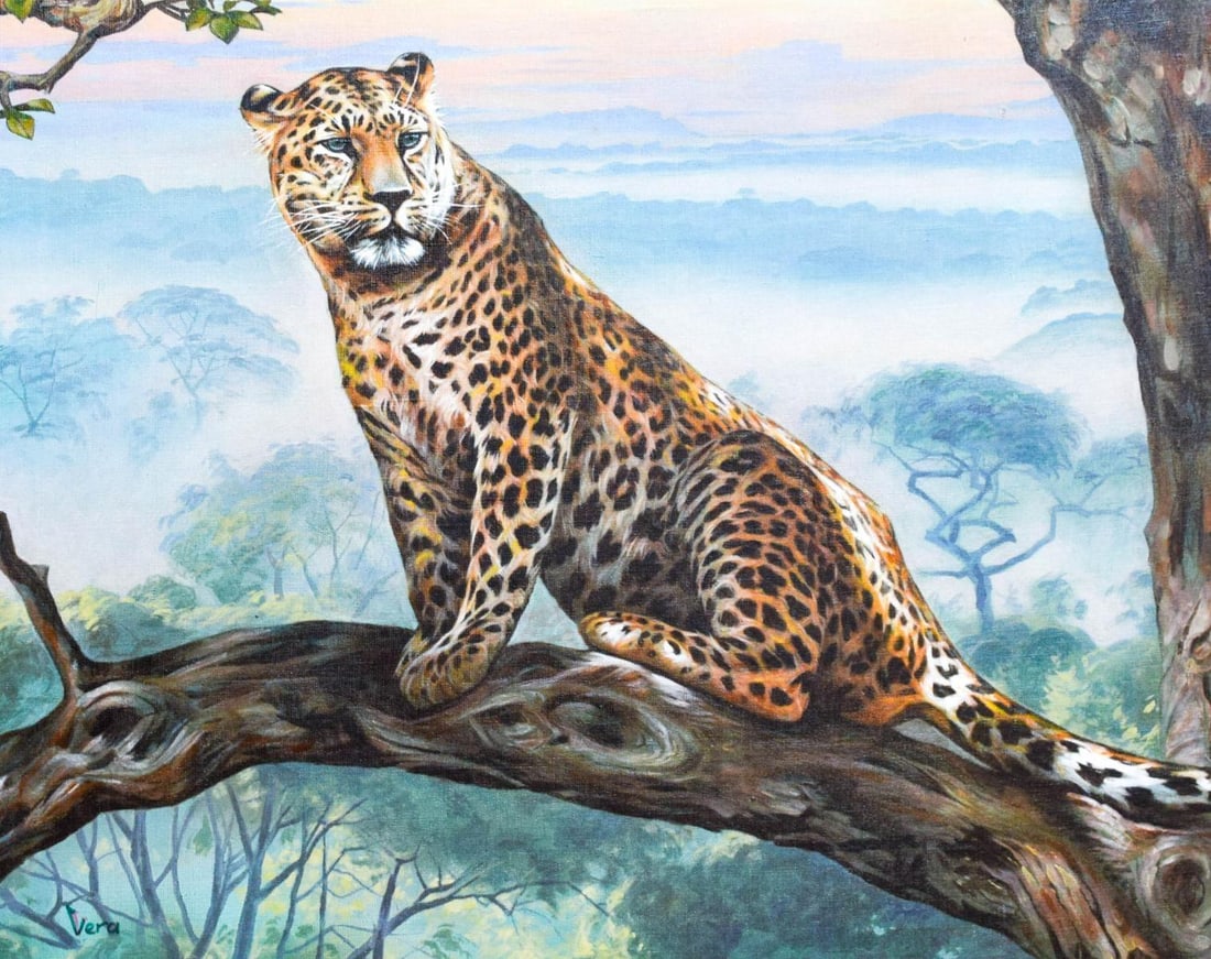 Vera V. Goncharenko- Original Giclee on Canvas "Preparedness": Artist: Vera V. Goncharenko. Medium: Original Giclee on Canvas. Title: Preparedness. Size: 24" x 30". Signature: Hand Signed by the Artist. Certificate of Authenticity: From the publisher. Reference#: