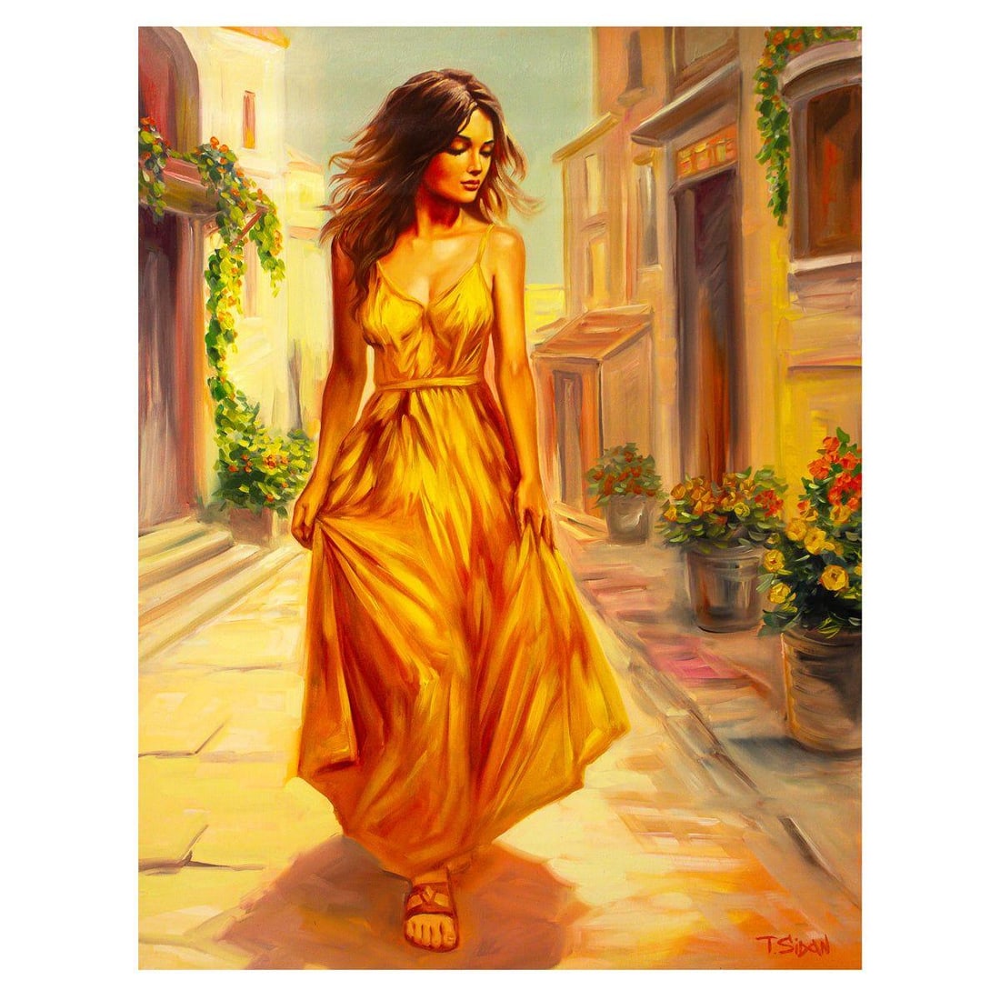 Taras Sidan- Original Oil on Canvas "Camille" (1 of 2)