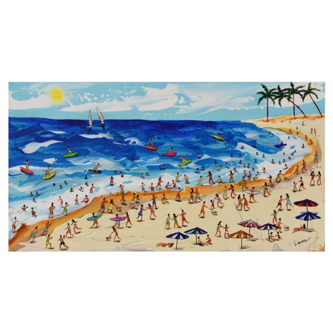 Lisa Levina, Limited Edition on Canvas, Numbered Inverso and Hand Signed with Letter of: This is a limited edition giclee on canvas by Lisa Levina, numbered inverso and hand signed by the artist. Includes Letter of Authenticity. Measures approx. 20" x 11" (image). Reference#: 91451.