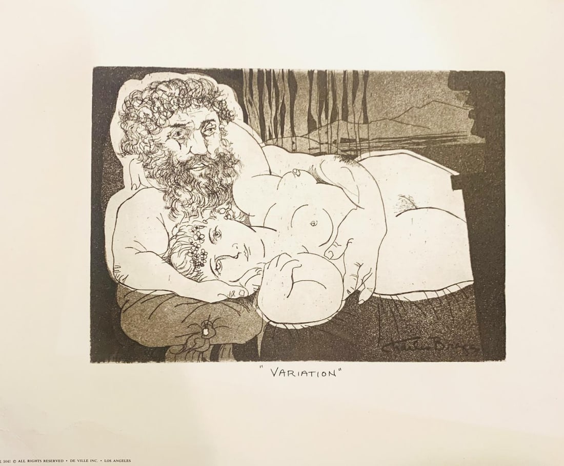 Charles Bragg - Lithograph on paper "Variation" (1 of 1)