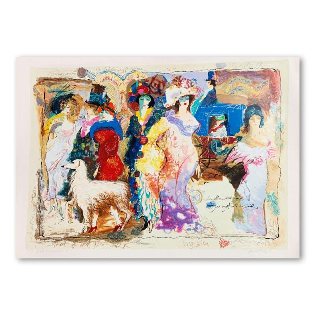 Alexander Galtchansky (1959-2008) and Tanya Wissotzky (1959-2006), Hand Signed Limited Edition: This is a limited edition serigraph on deckle edged paper by Alexander Galtchansky (1959-2008) and Tanya Wissotzky (1959-2006). It is numbered and hand signed and includes a letter of authenticity. Me