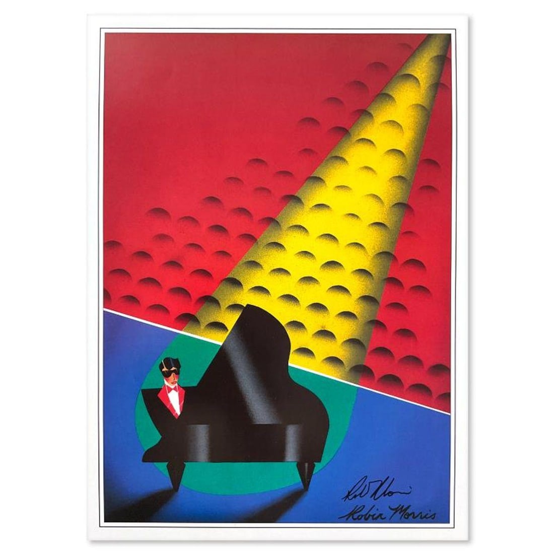 Robin Morris, Limited Edition Lithograph, Numbered and Hand Signed with Letter of Authenticity. (1 of 2)