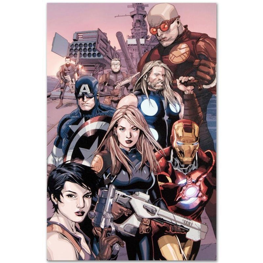 Marvel Comics "Ultimate Avengers vs. New Ultimates #2" Numbered Limited Edition Giclee on Canvas by (1 of 1)