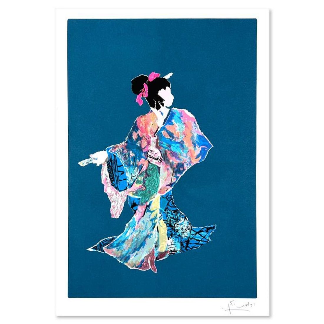 Judith Yellin, Limited Edition Serigraph, Hand Signed and Numbered with Letter of Authenticity.: This is a limited edition serigraph on paper by Judith Yellin. The piece comes hand signed by the artist, numbered, and with a letter of authenticity. Measures approximately 16.5" x 11.5". Reference#: