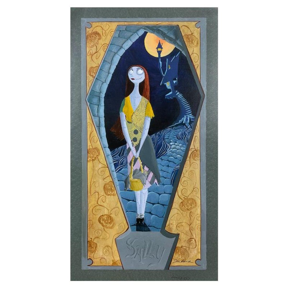 Tricia Buchanan-Benson, "Sally" Limited Edition on Canvas from Disney Fine Art, Numbered and Hand: Sally is a limited edition giclee on canvas by Tricia Buchanan-Benson, numbered and hand signed by the artist. This piece is licensed by Disney Fine Art. Includes Letter of Authenticity. Measures appr