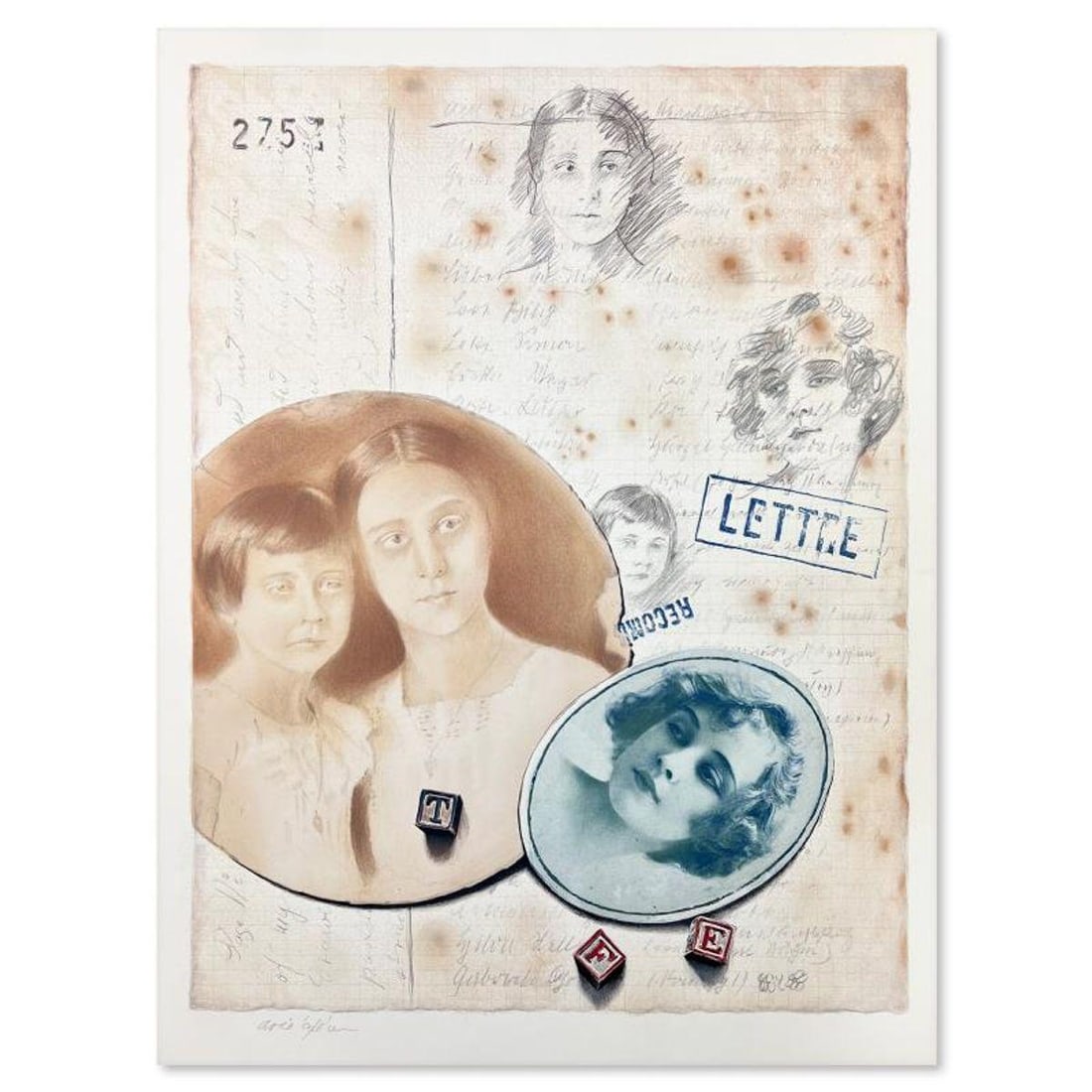 Arie Azene, Hand Signed, Numbered Limited Edition with Letter of Authenticity.: This is a limited edition on paper by Arie Azene. The piece comes hand signed by the artist, numbered, and with a letter of authenticity. Measures approximately 25.5" x 19.5". Reference#: 89800.