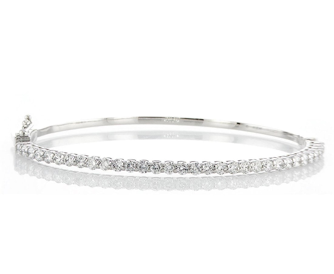 14kt White Gold 1.9ctw Diamond Bracelet (1 of 2)
