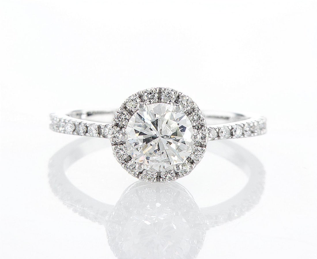 18kt White Gold 1.26ctw Diamond Ring (1 of 2)