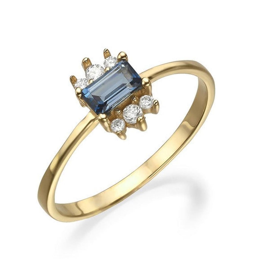 14kt Yellow Gold 0.2ctw Diamond Ring (1 of 1)