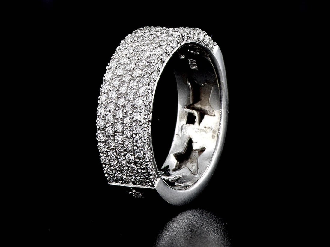 14kt White Gold 1.38ctw Diamond Ring (1 of 2)