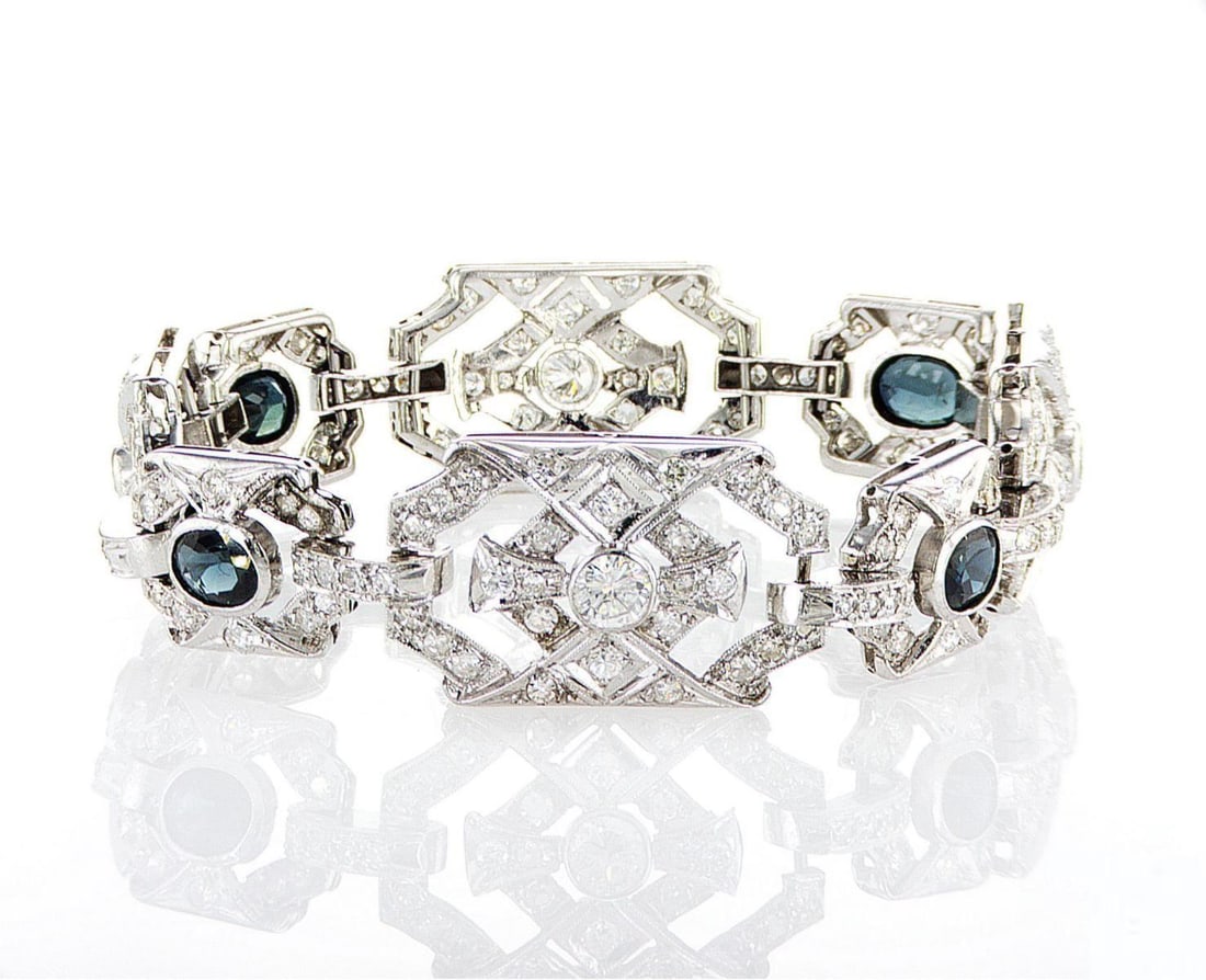 18kt White Gold 3.3ctw Diamond Bracelet (1 of 2)