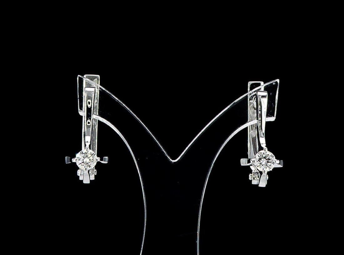 14kt White Gold 0.4ctw Diamond Earrings (1 of 2)