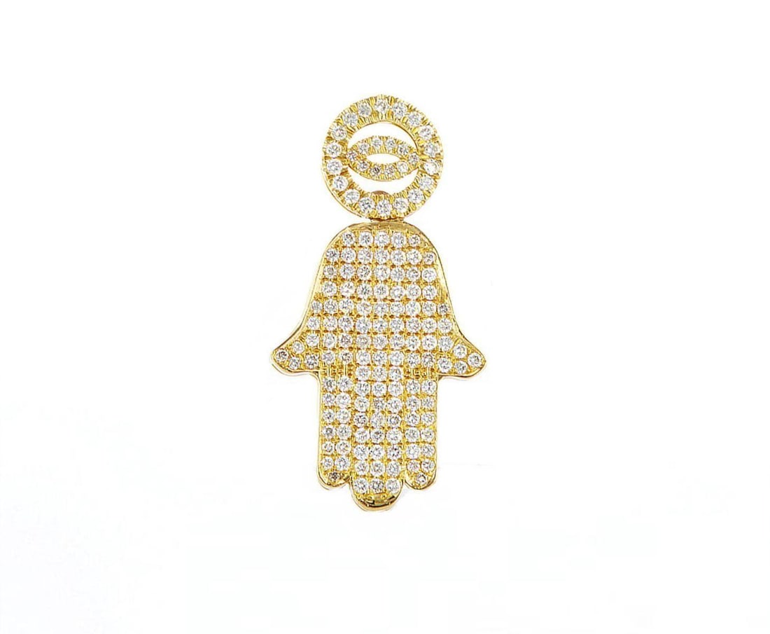 14kt White Gold 0.7ctw Diamond Pendant: Jewelry Description Description: One 14k white gold pendant, set with natural diamonds. Jewelry Weight: 5.14 Grs Total Diamonds Weight: 0.7 Cts Precious Metal: 14kt White Gold Certificate Number: DSL-