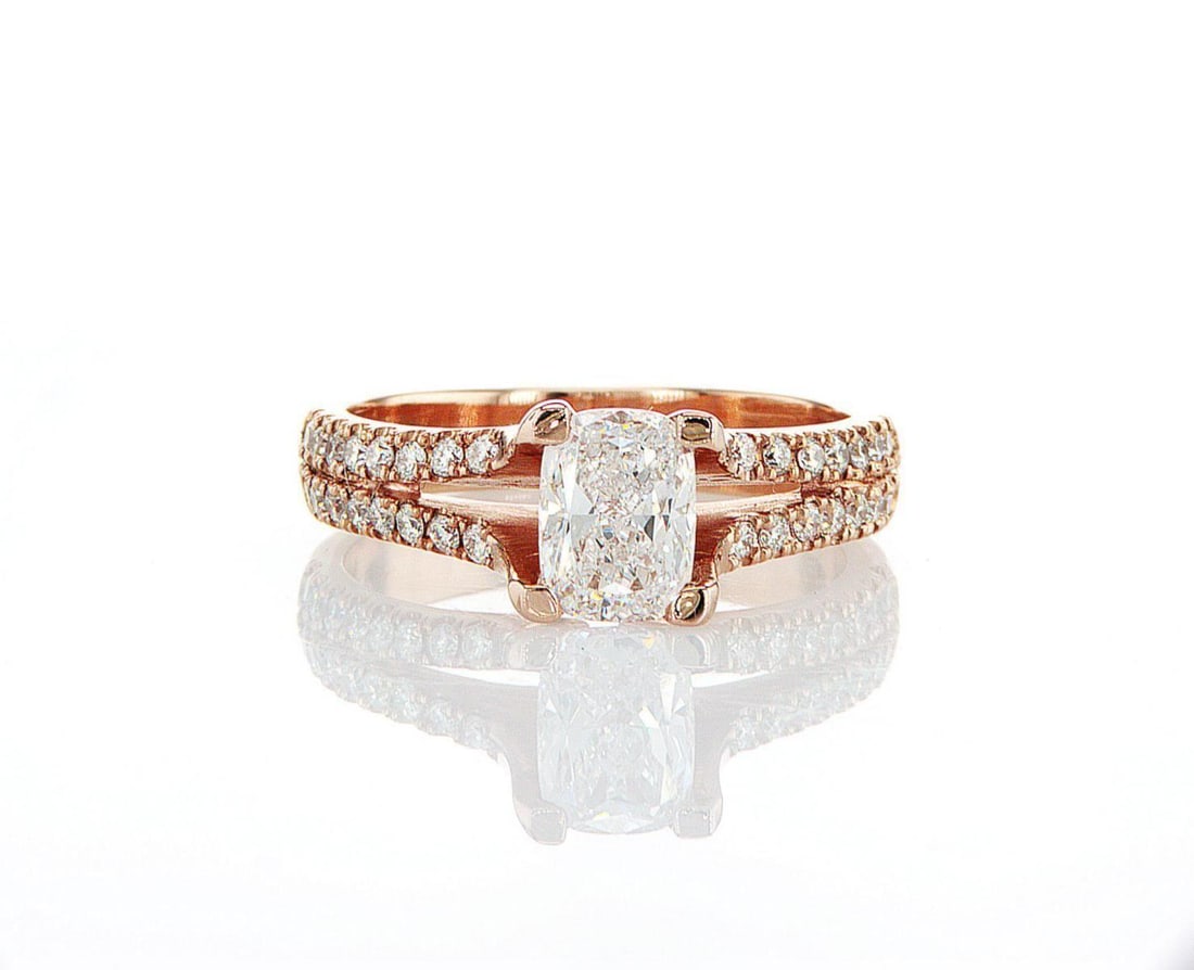 14kt Rose Gold 1.47ctw Diamond Ring (1 of 2)