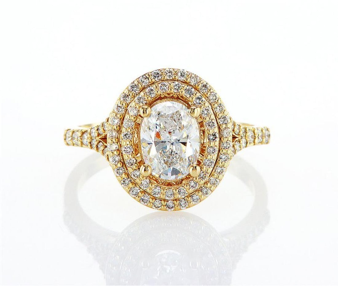 14kt Yellow Gold 1.57ctw Diamond Ring (1 of 2)