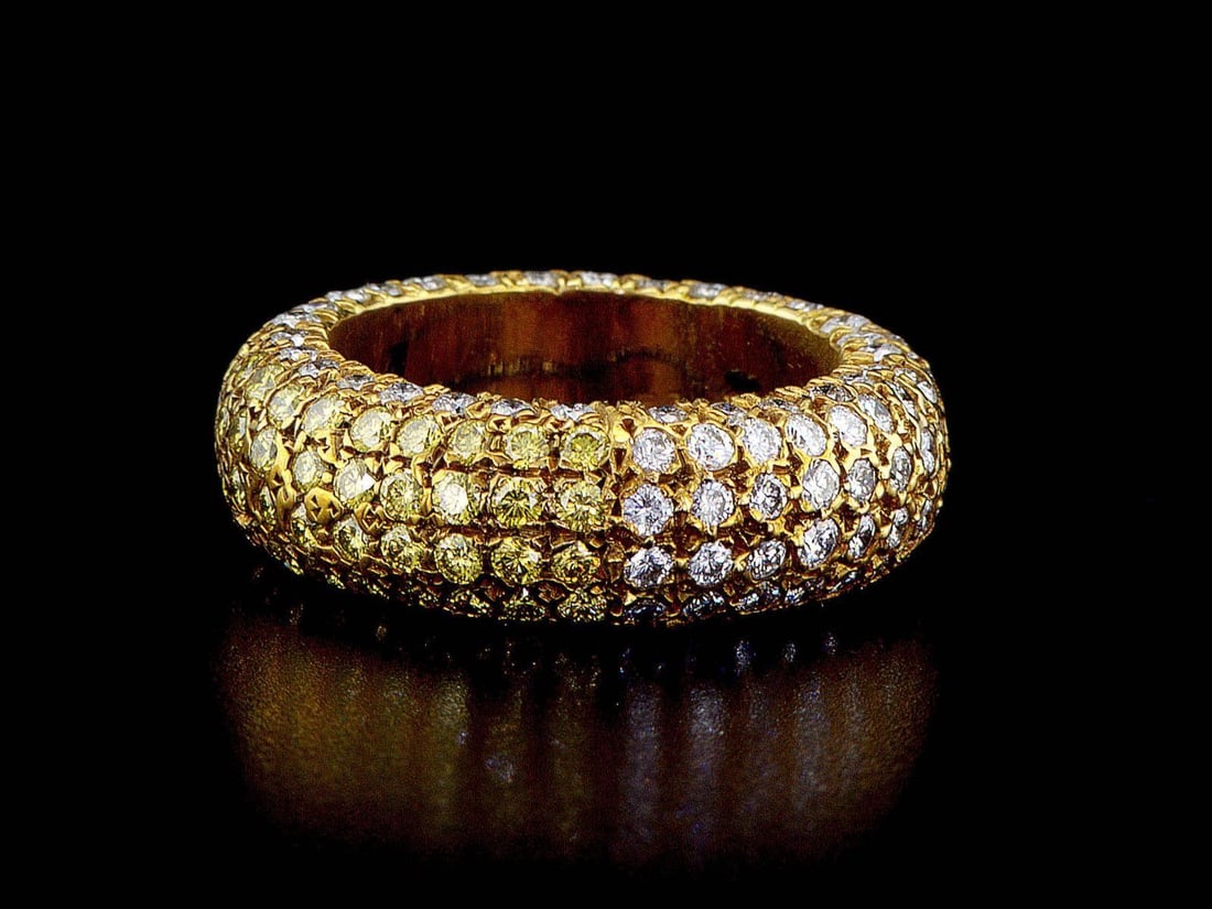 18kt Yellow Gold 2.8ctw Diamond Ring (1 of 2)