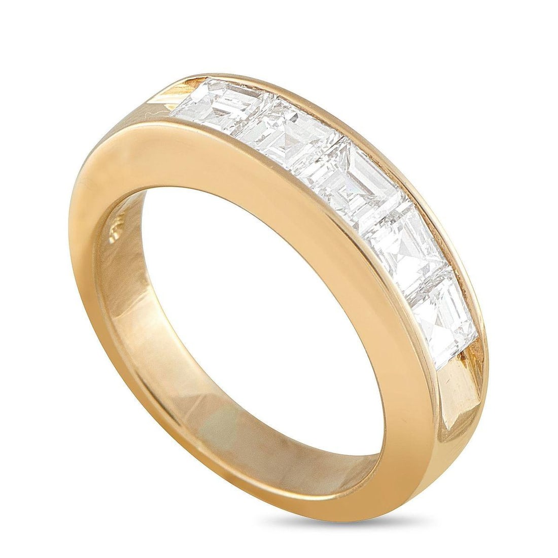 18K YELLOW GOLD 1.20CT DIAMOND RING (1 of 4)
