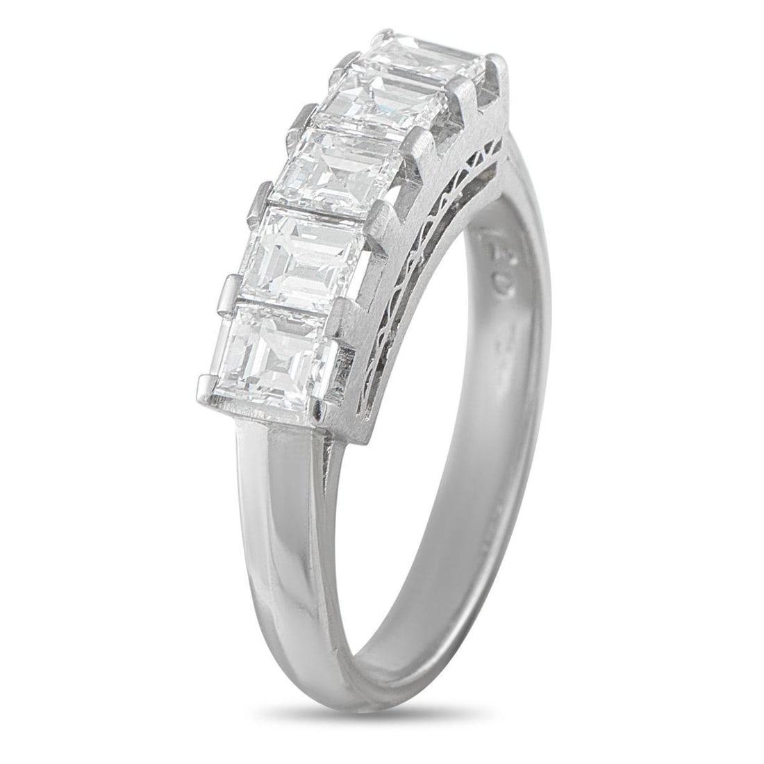 PLATINUM 1.20CT DIAMOND RING - 2