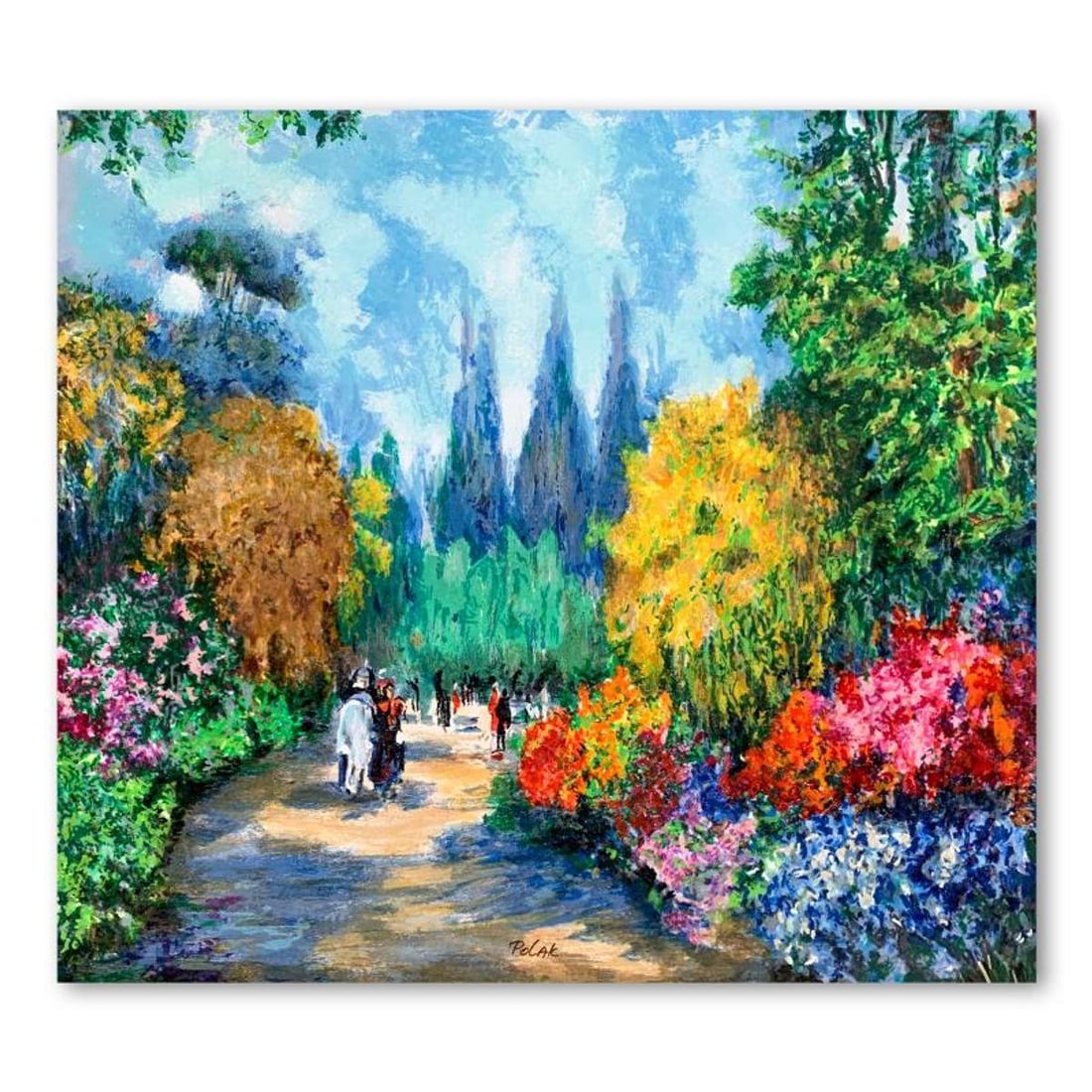 Dimitri Polak (1922-2008), Hand Signed Limited Edition Serigraph on Paper with Letter of: This is a limited edition serigraph on paper by Dimitri Polak (1922-2008). It is numbered and hand signed and includes a letter of authenticity. Measures approximately 15" x 17.5" (image). Reference#: