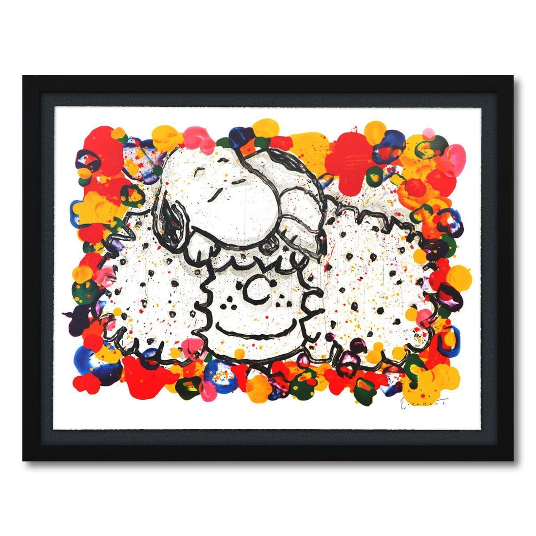 Tom Everhart- Hand Pulled Original Lithograph "Why I Like Big Hair": Artist: Tom Everhart. Medium: Hand Pulled Original Lithograph. Title: Why I Like Big Hair. Size: 30" x 40". Measures approx. 36" x 46" (framed). Signature: Hand signed and numbered. Certificate of Aut