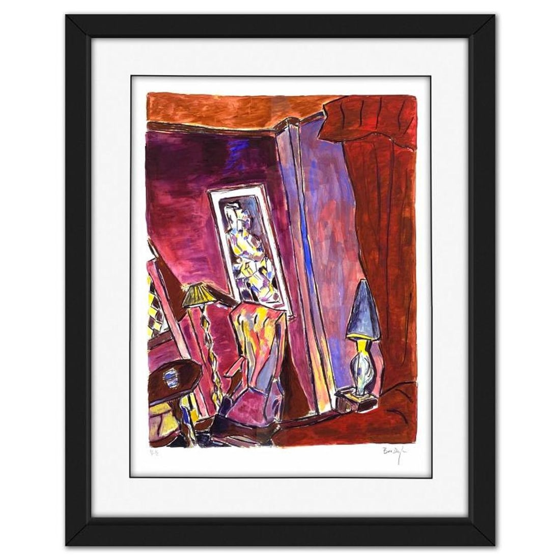 Bob Dylan, "Bragg Apartment, NYC" Framed Limited Edition, Numbered PP 1/2 and Hand Signed with: Bragg Apartment, NYC is a limited edition printer's proof giclee on paper by Bob Dylan, numbered PP 1/2 and hand signed by the artist. This piece comes custom framed. Includes Letter of Authenticity.